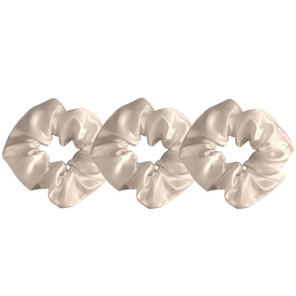 Pack of 3 large silk scrunchies - 22 mommes