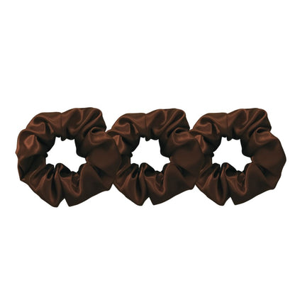 Pack of 3 large silk scrunchies - 22 mommes