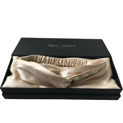 Pack - Silk pillowcase with zipper and Silk headband - 19 mommes